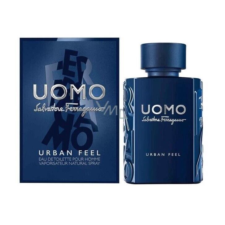 Salvatore Ferragamo Uomo Urban Feel Men 3.4 oz 100 ml Eau De Toilette Spray