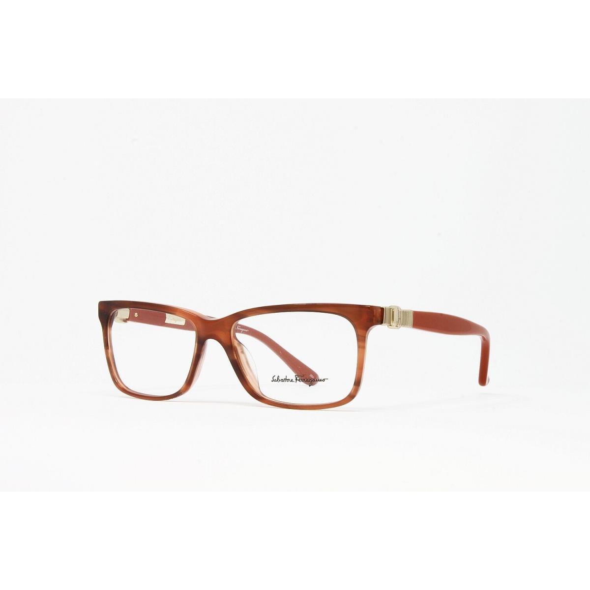 Salvatore Ferragamo Women`s Eyeglasses SF2623 216 Striped Brown 52mm