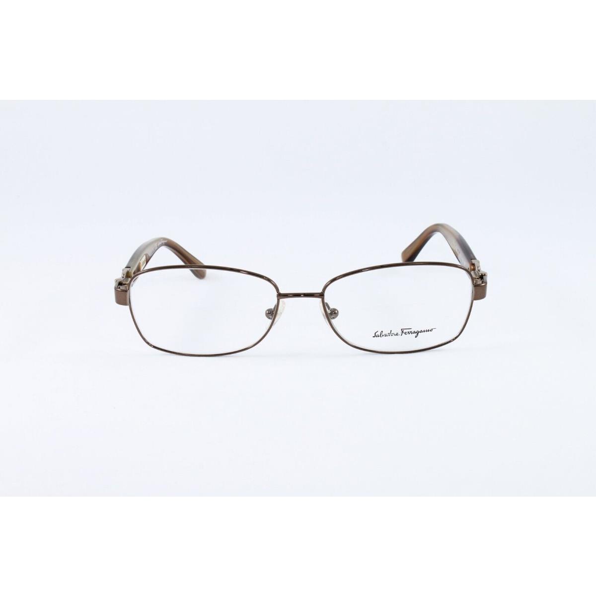 Salvatore Ferragamo Unisex Eyeglasses SF2106 705 Shiny Bronze 53mm