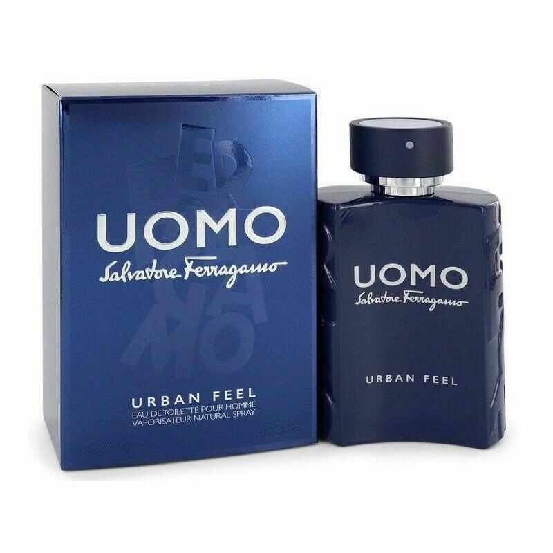 Salvatore Ferragamo Uomo Urban Feel Men 3.4 oz 100 ml Eau De Toilette Spray