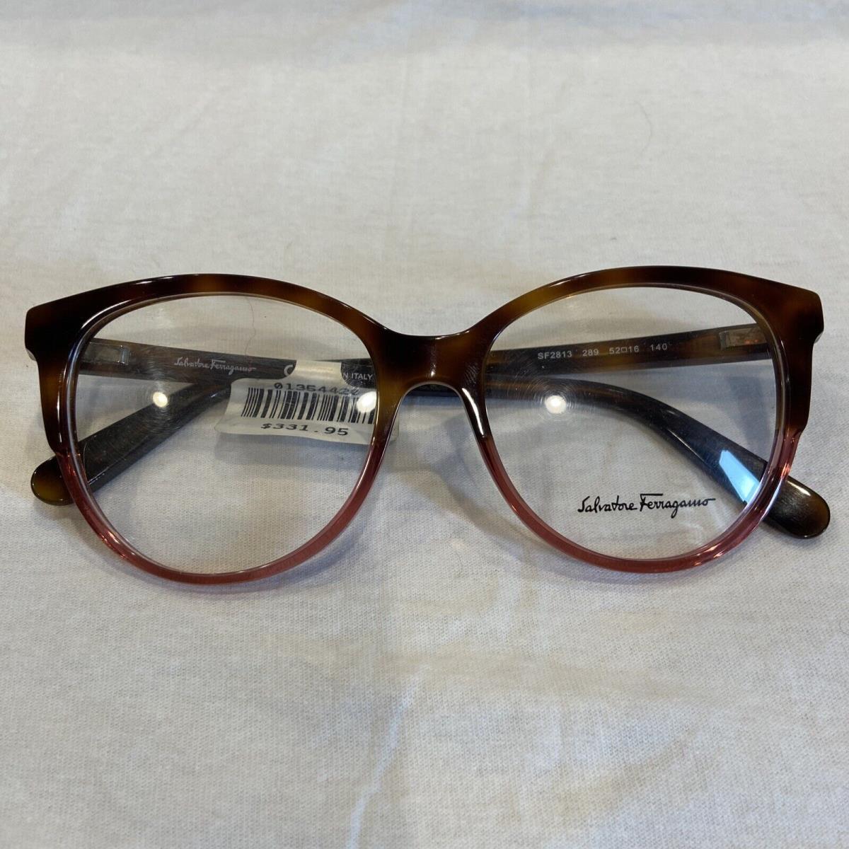 Salvatore Ferragamo SF2813 289 Tortoise/pink Eyeglasses Frames 52 16-140