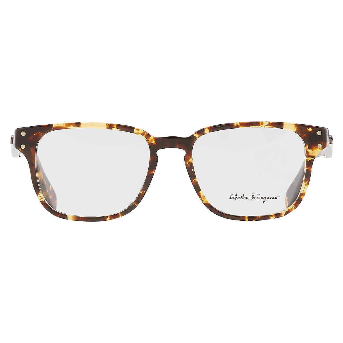 Salvatore Ferragamo Demo Square Men`s Eyeglasses SF2924 281 51 SF2924 281 51