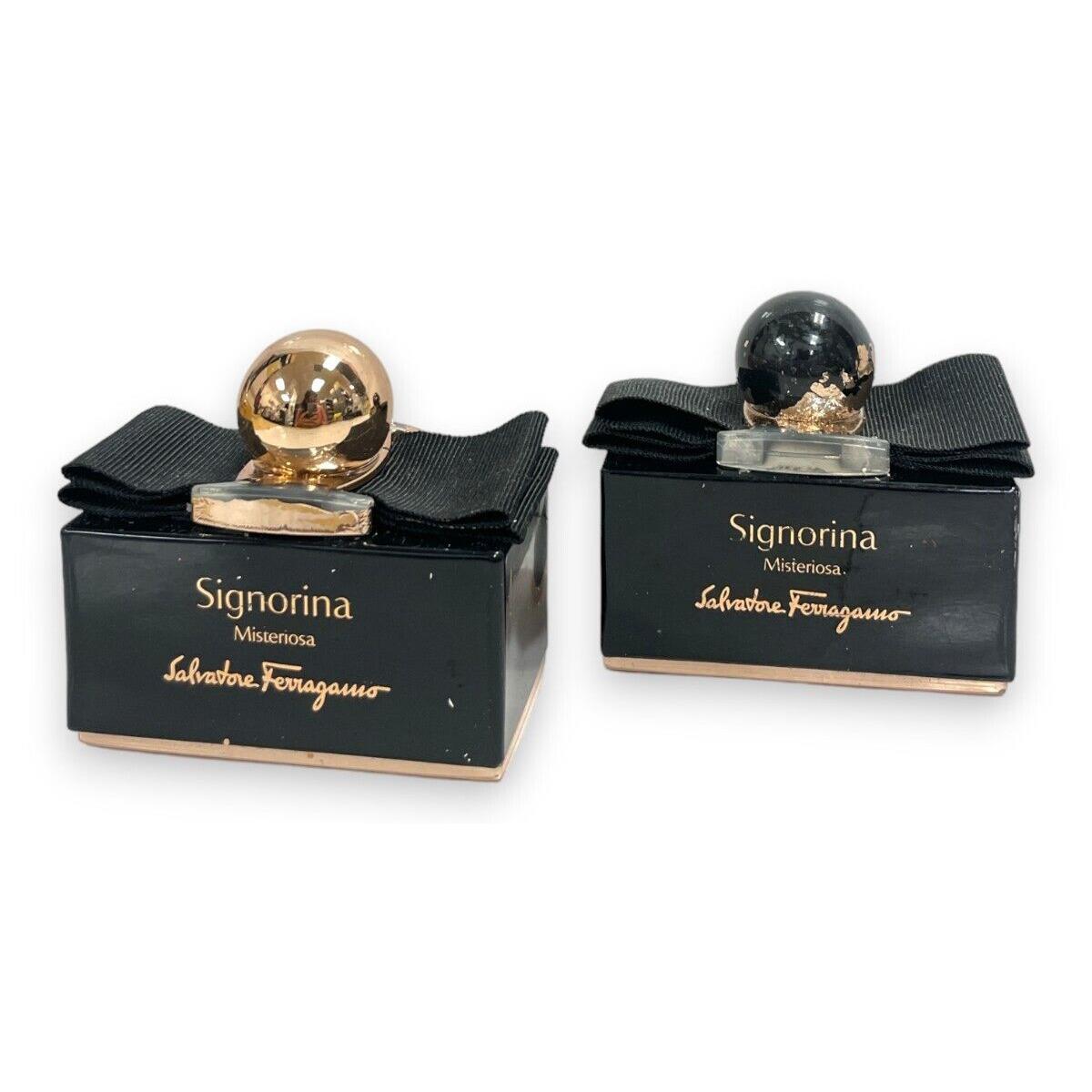 Salvatore Ferragamo Signorina Misteriosa Edp 50ml/1.7fl.oz Lot Of 2 As Seen