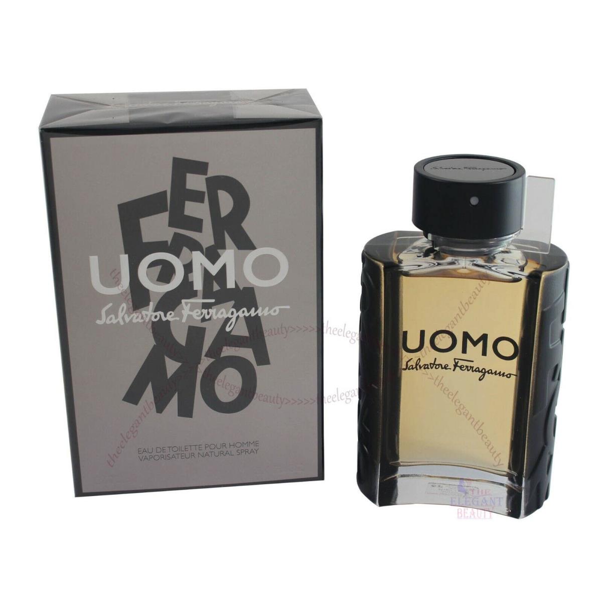 Uomo By Salvatore Ferragamo 3.4oz/100ml Edt Spray For Men