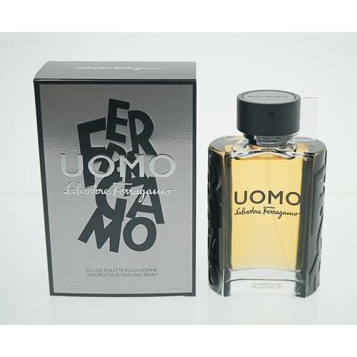 Salvatore Ferragamo Uomo For Men Eau de Toilette Spray 3.4 oz