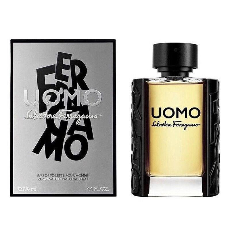 Salvatore Ferragamo Uomo Men 3.4 oz 100 ml Eau De Toilette Spray