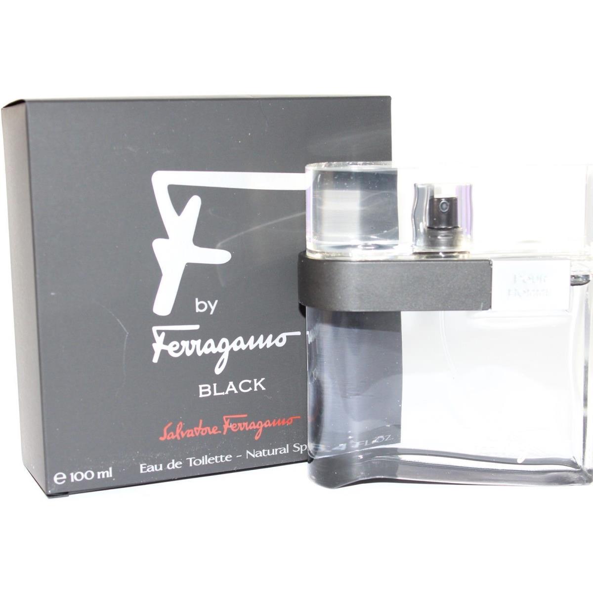 F by Ferragamo Black 3.4/3.3.oz Edt Spray Men