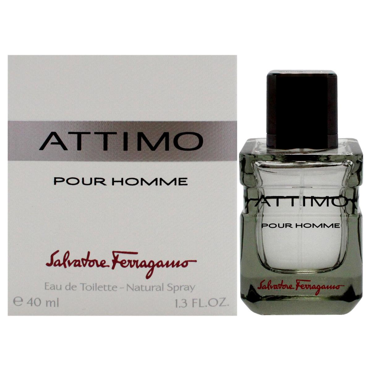 2 Pack Attimo by Salvatore Ferragamo For Men - 1.3 oz Edt Spray