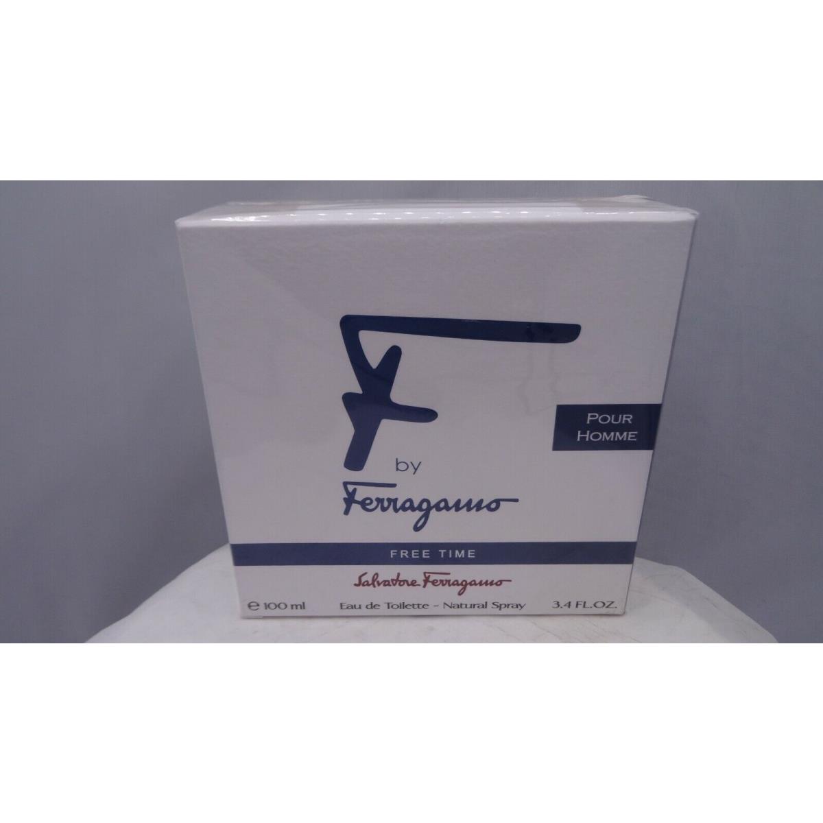 F Free Time by Salvatore Ferragamo 3.3/3.4 oz Edt Spray For Men