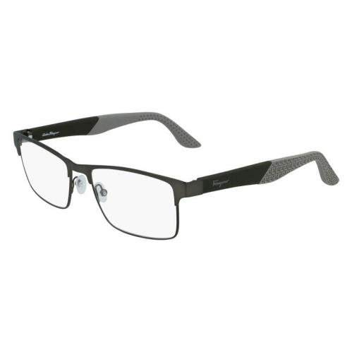 Salvatore Ferragamo SF 2216 070 Matte Dark Ruthenium Eyeglasses 56/17/150