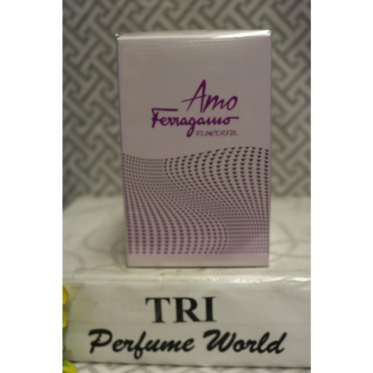 Amo Ferragamo Flowerful Salvatore Ferragamo Eau de Toilette Women Spray 3.4 oz