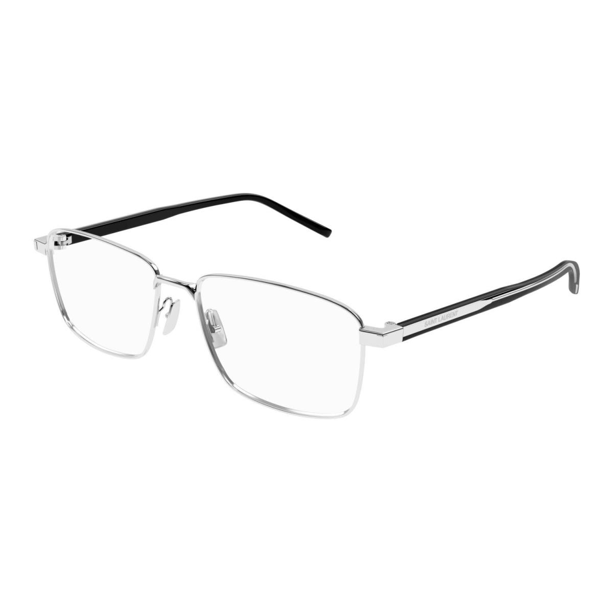 Yves Saint Laurent SL-666-004 Silver Crystal Eyeglasses