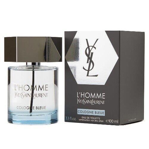 L`homme Cologne Bleue by Yves Saint Laurent Ysl 3.3 / 3.4 oz Edt Cologne For Men