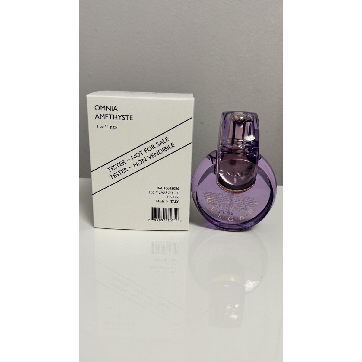 Omnia Amethyste by Bvlgari 3.4 oz Edt Spray For Women Tstr