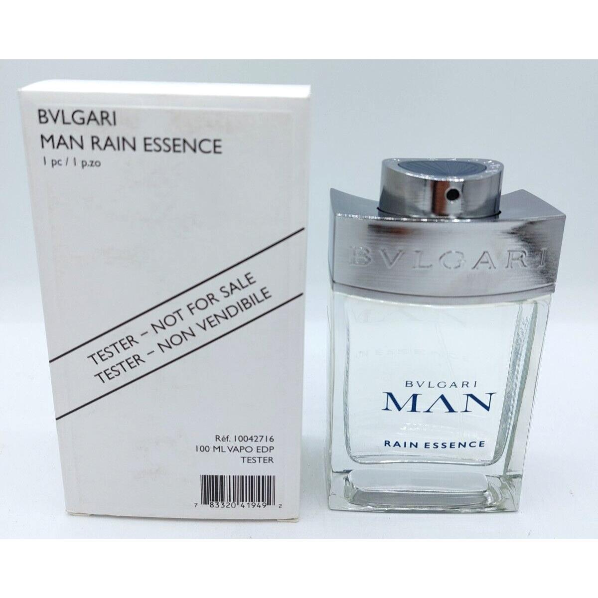 Bvlgari Man Rain Essence Edp Spray 100ml / 3.4oz in White Box AS Pictured