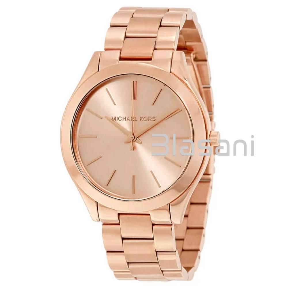 Michael Kors MK3513 Women`s Runway Rose Gold Stainless Steel Watch 34mm