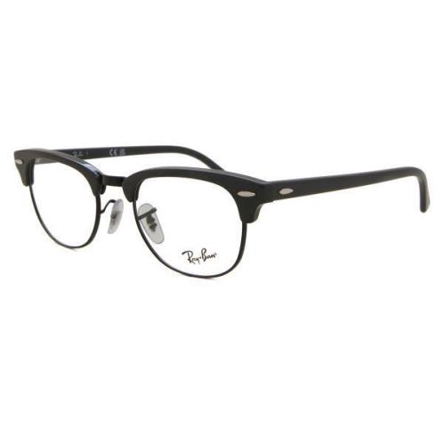 Ray-ban Clubmaster Polished Grey on Black RB5154 8232 51-21-145 Eyeglasses - Grey on Black, Frame: Grey on Black