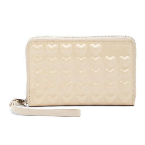 Marc Jacobs Collection Seashell Heart Patent Leather Wingman Wristlet Wallet