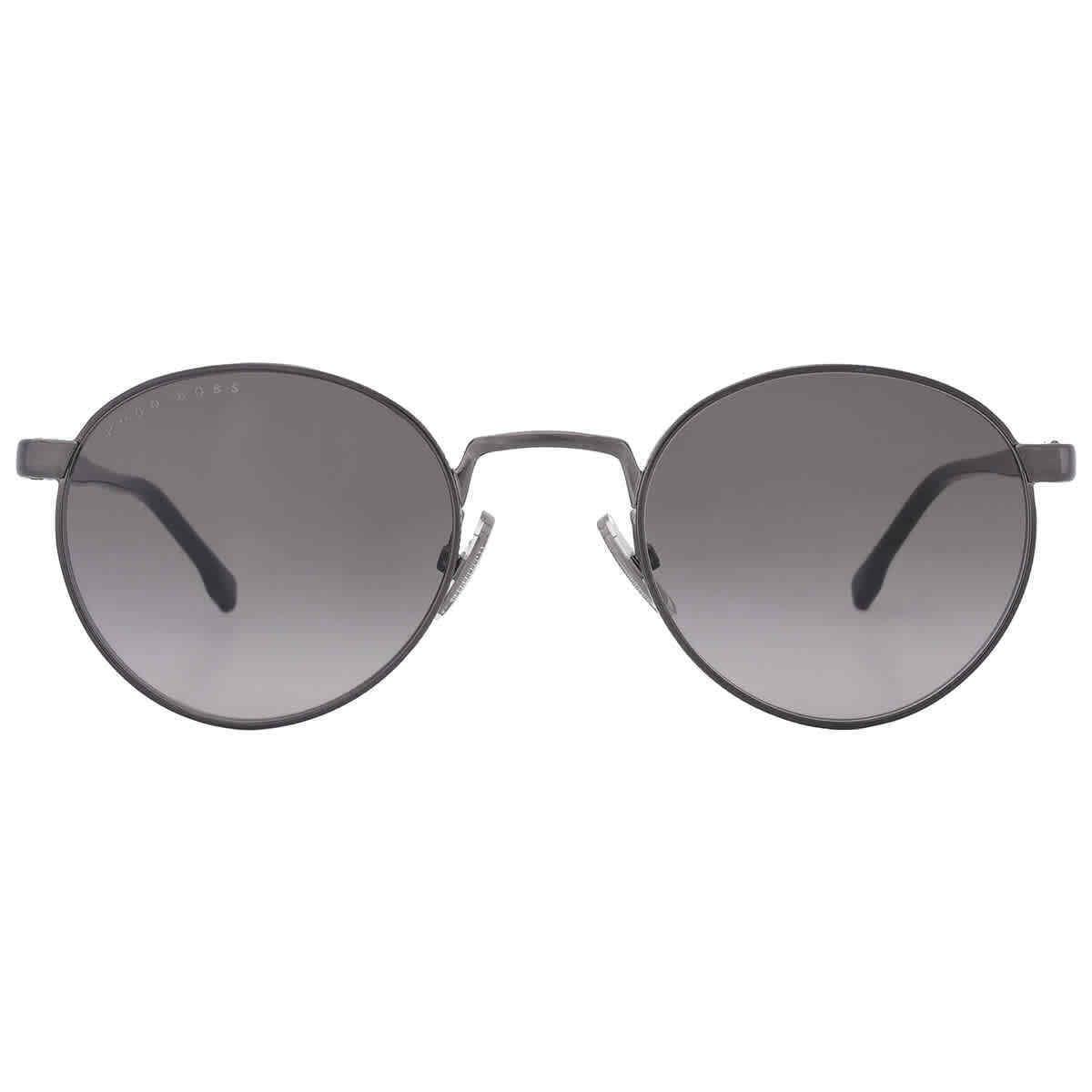 Hugo Boss Grey Gradient Round Men`s Sunglasses Boss 1047/IT/S 0V81 51 - Frame: Multi, Lens: Grey