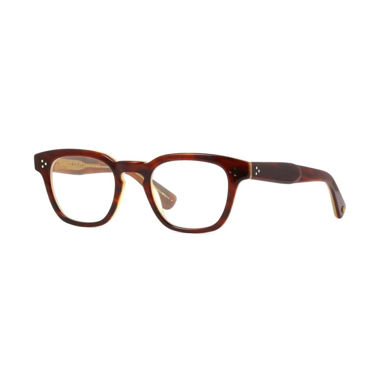 Garrett Leight Regent Whiskey Tortoise Wht Eyeglasses