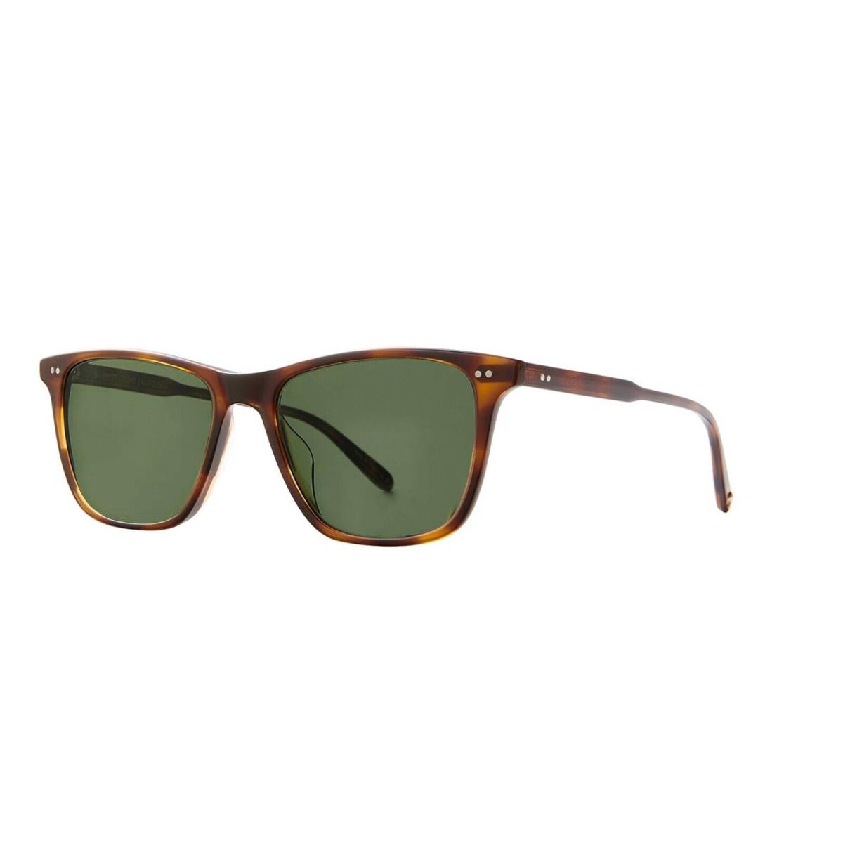 Garrett Leight Hayes Sun Spotted Brown Shell/pure G15 Polarized Sunglasses