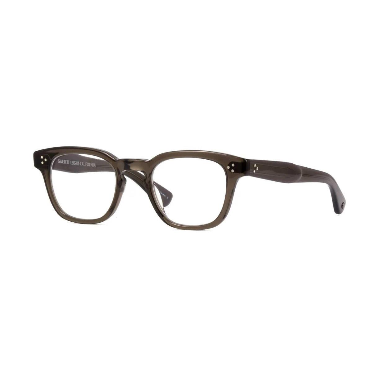 Garrett Leight Regent Black Glass Blgl Eyeglasses