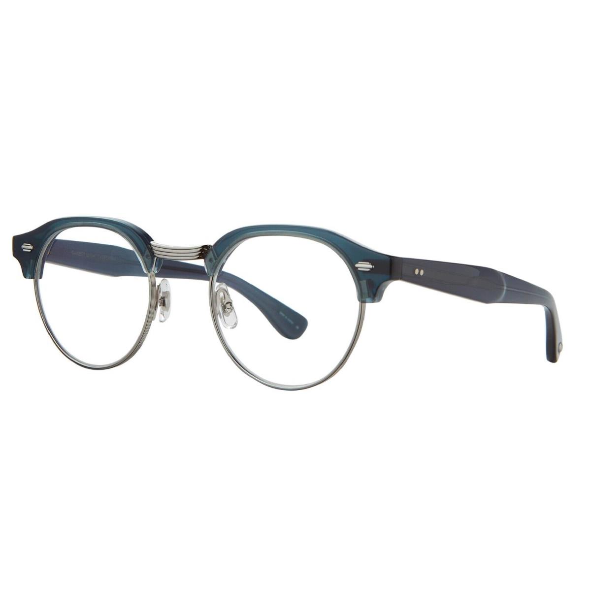 Garrett Leight Oakwood Navy Silver Nvy-s Eyeglasses - Frame: Navy Silver