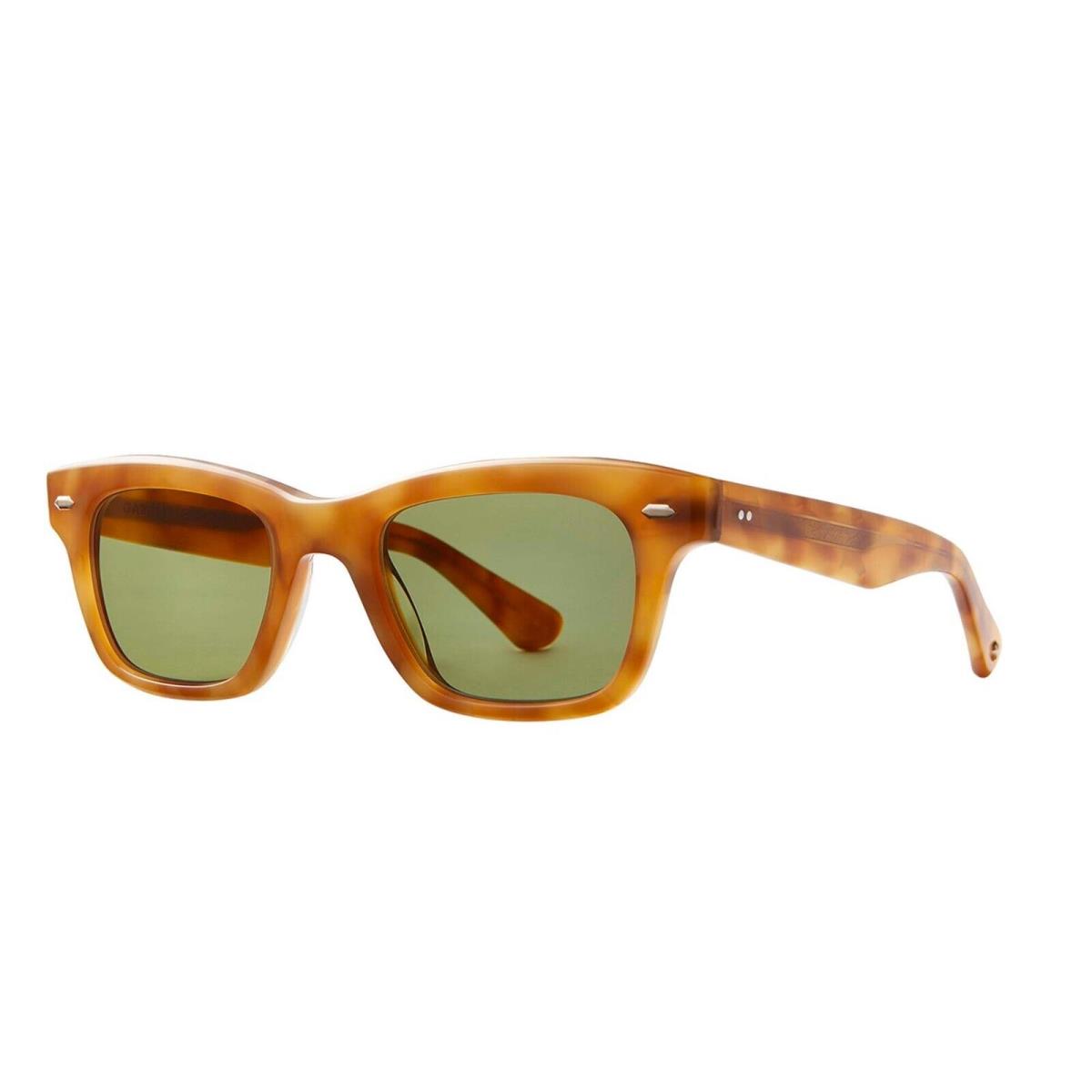 Garrett Leight Grove Sun Ember Tortoise/green Emt/grn Sunglasses