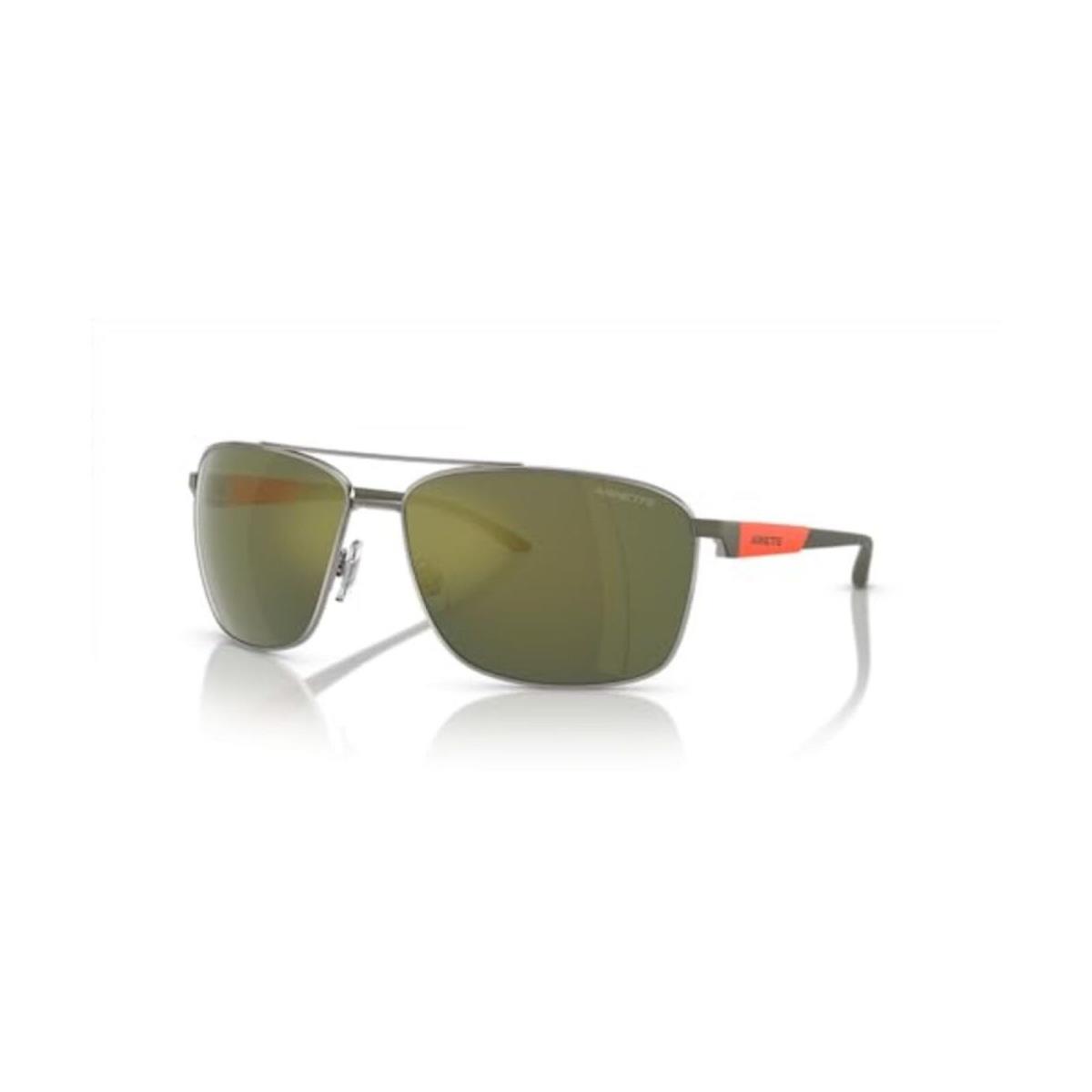 Arnette Men`s an 3089 Aviator Sunglasses Beverlee Gunmetal Dark Green M