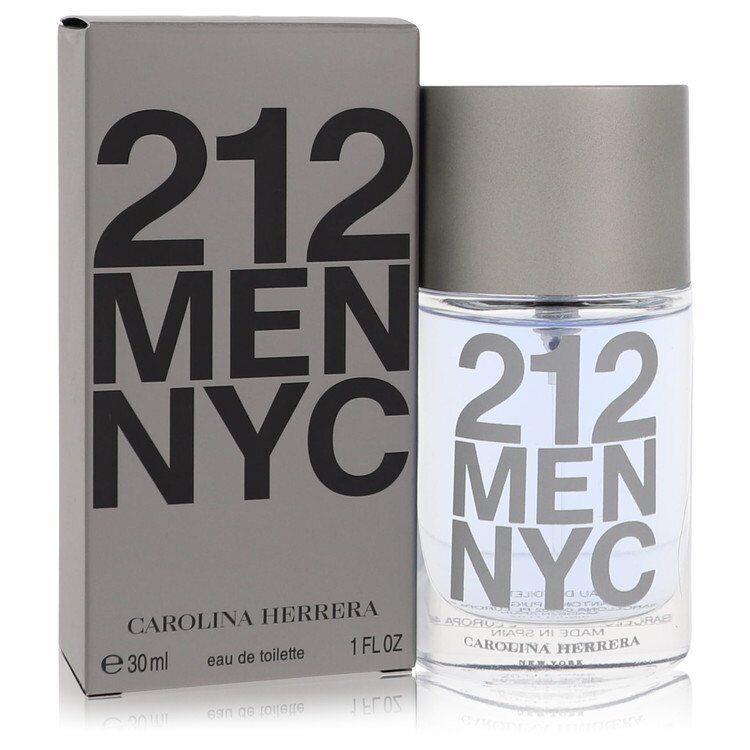 212 Eau De Toilette Men Spray Packaging By Carolina Herrera 1oz