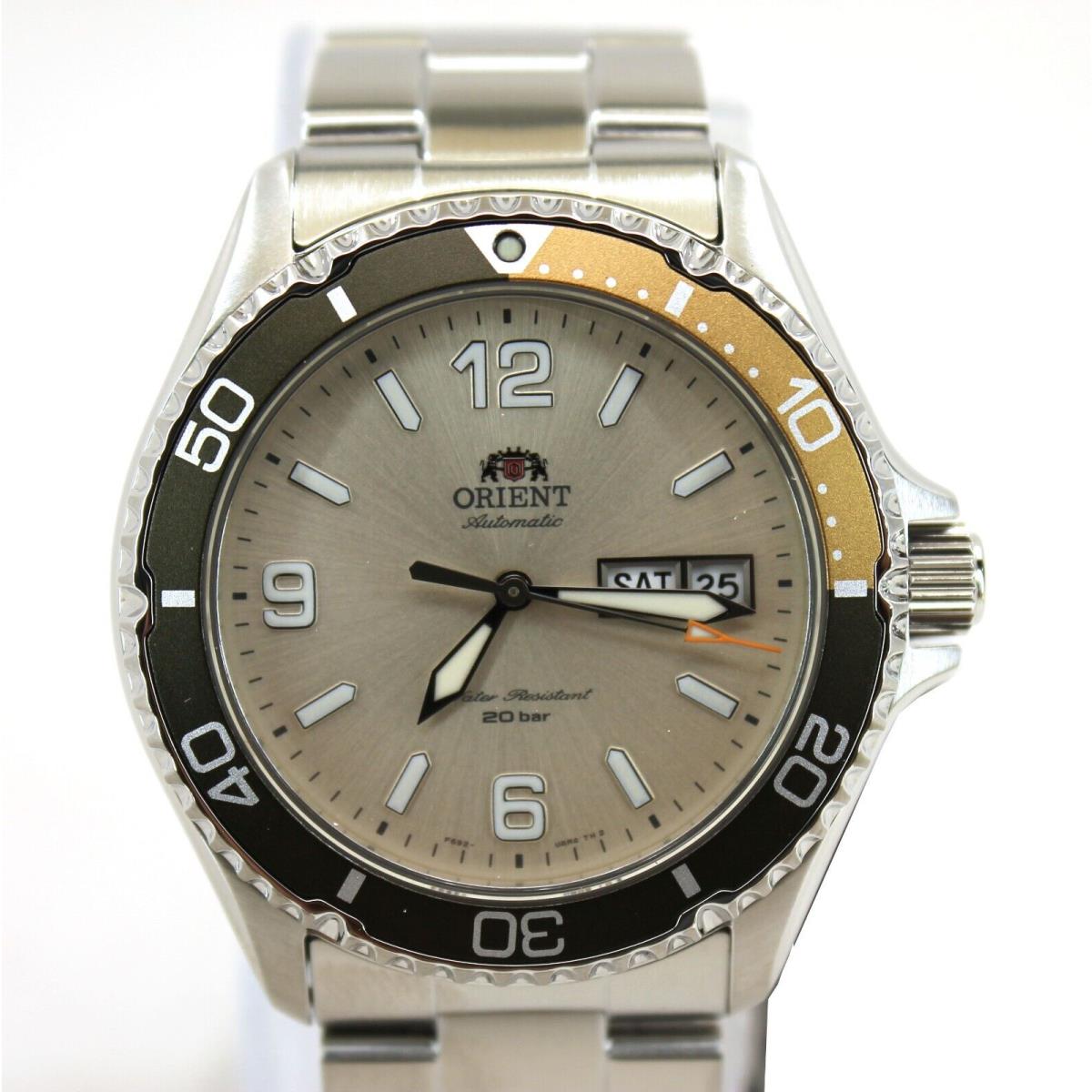 Orient Men`s Mako Iii Kamasu R Automatic Silver Dial Watch - RA-AA0821S39B