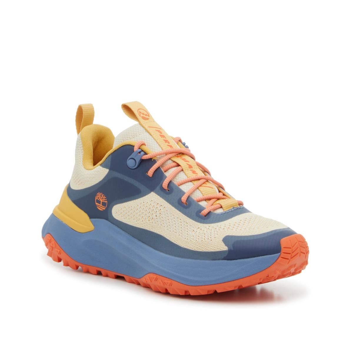 Woman`s Sneakers Timberland Motion Access Trail Shoe Natural Knit Yellow/Blue