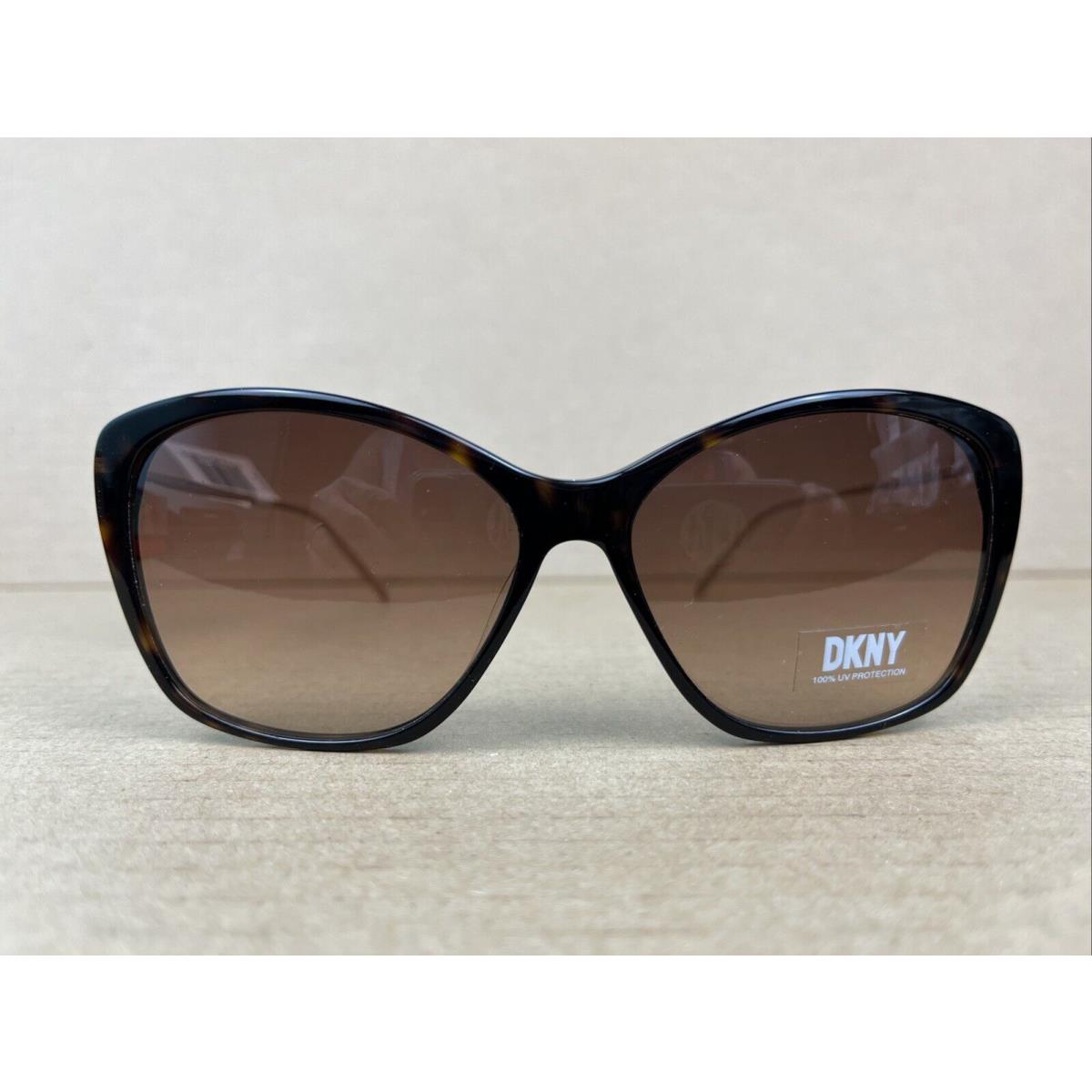 Dkny DK702S 237 Sunglasses Women Dark Tortoise Cat Eye 57 14 140 Gradient