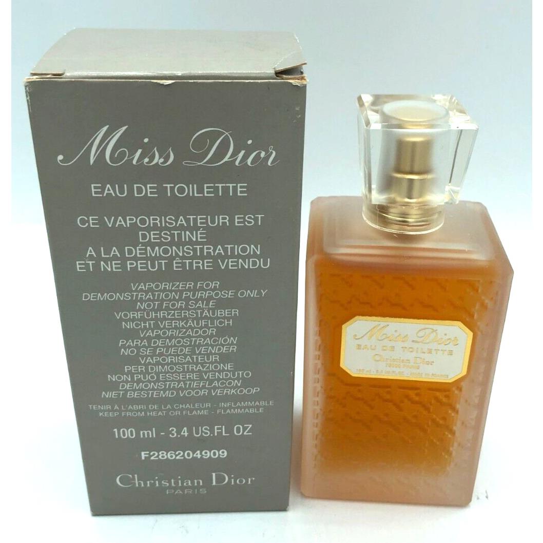 Miss Dior by Christian Dior Paris Edt Spray 3.4oz IN Grey Box AS Pictured