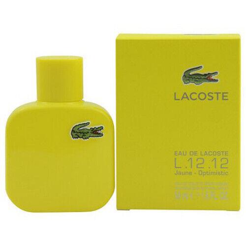 Eau de Lacoste L.12.12 Jaune by Lacoste Eau de Toilette Spray 1.6 oz For Men