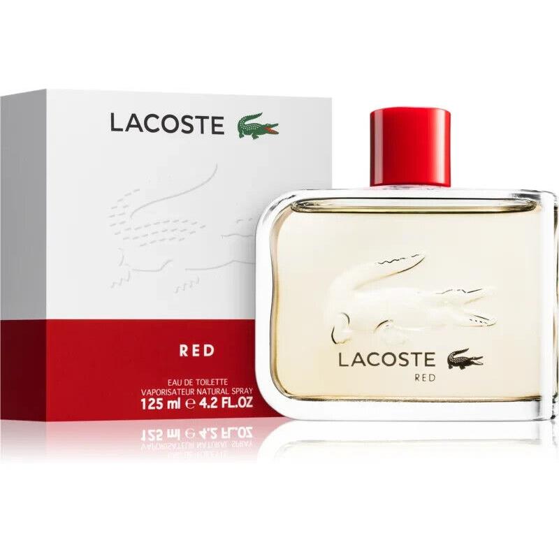 Lacoste Red by Lacoste For Men Eau de Toilette Spray 4.2 oz