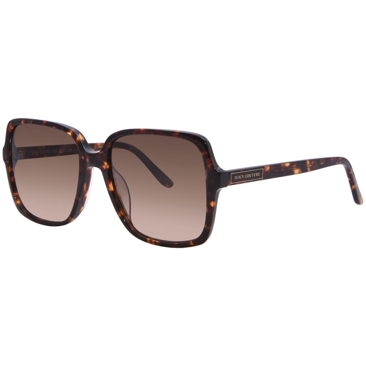 Juicy Couture JU-618/G/S 086HA Sunglasses Women`s Havana/brown Gradient 57mm