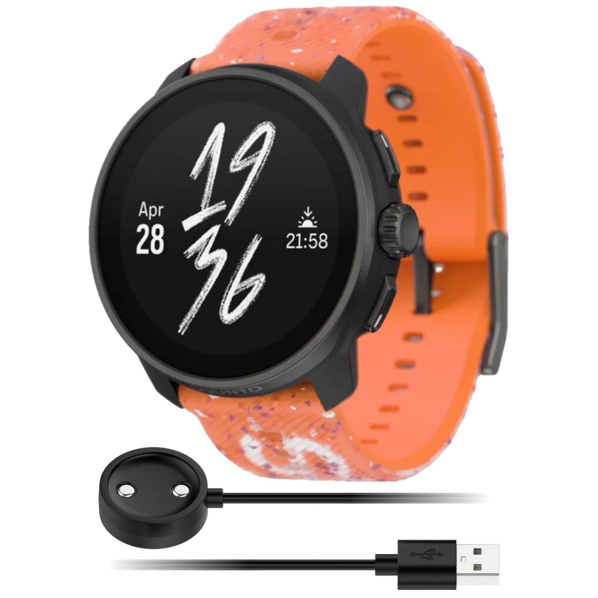 Suunto Race S 45 mm Touchscreen Gps Sports Power Orange Smartwatch SS051016000