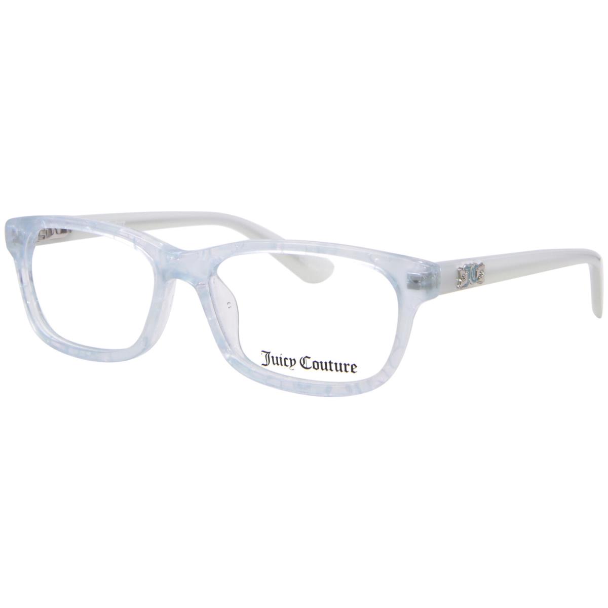 Juicy Couture JU-944 Udp Eyeglasses Youth Kids Girl`s Crystal Blue Full Rim 48mm