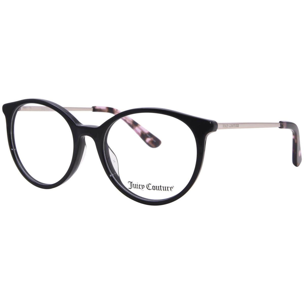 Juicy Couture JU-316 807 Eyeglasses Youth Kids Girl`s Black Full Rim 50mm