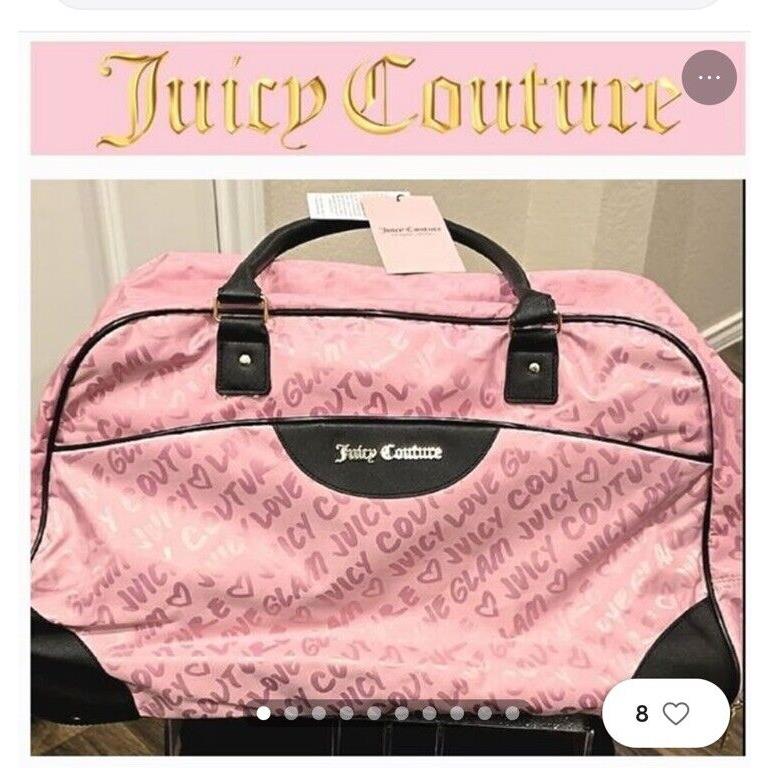 Juicy Couture Love Glam Juicy Rolling Duffel Bag