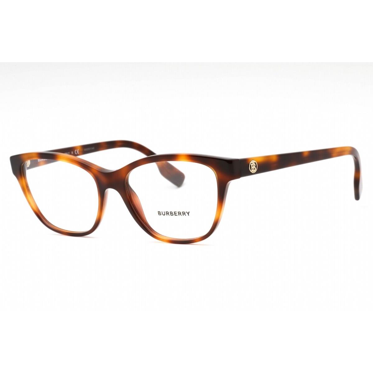 Burberry BE2346 3316 Eyeglasses Light Havana Frame 53mm