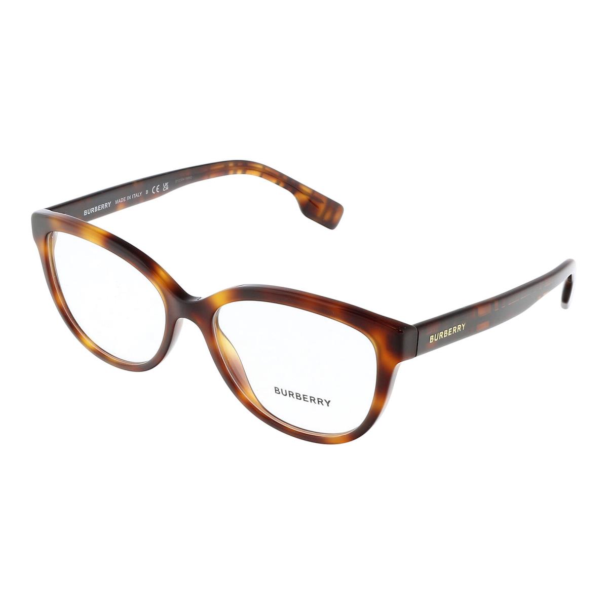 Burberry 0BE2357 3985 Esme Cat Eye Full Rim Light Havana Optical Frames - Light Havana, Frame: Light Havana