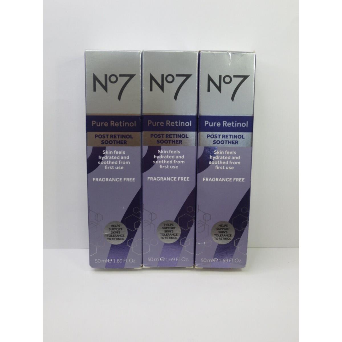 No7 Pure Retinol 0.3% Night Concentrate 1 OZ Boxed Lot OF 3