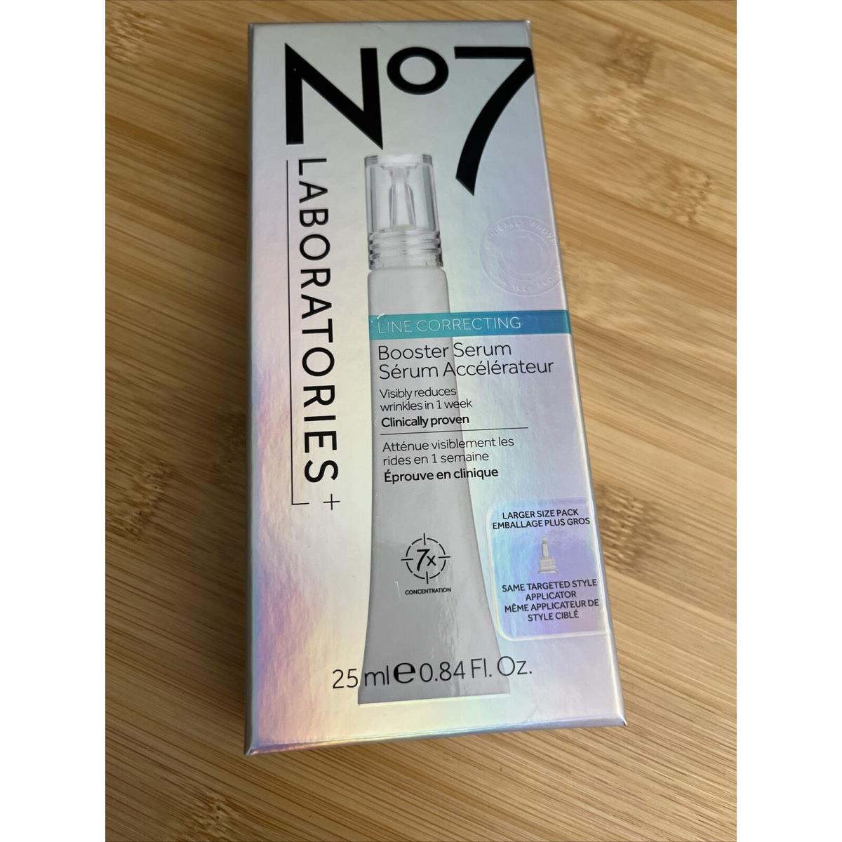 No7 Laboratories Line Correcting Booster Serum 25ml./0.84 Fl. Oz. Large Size