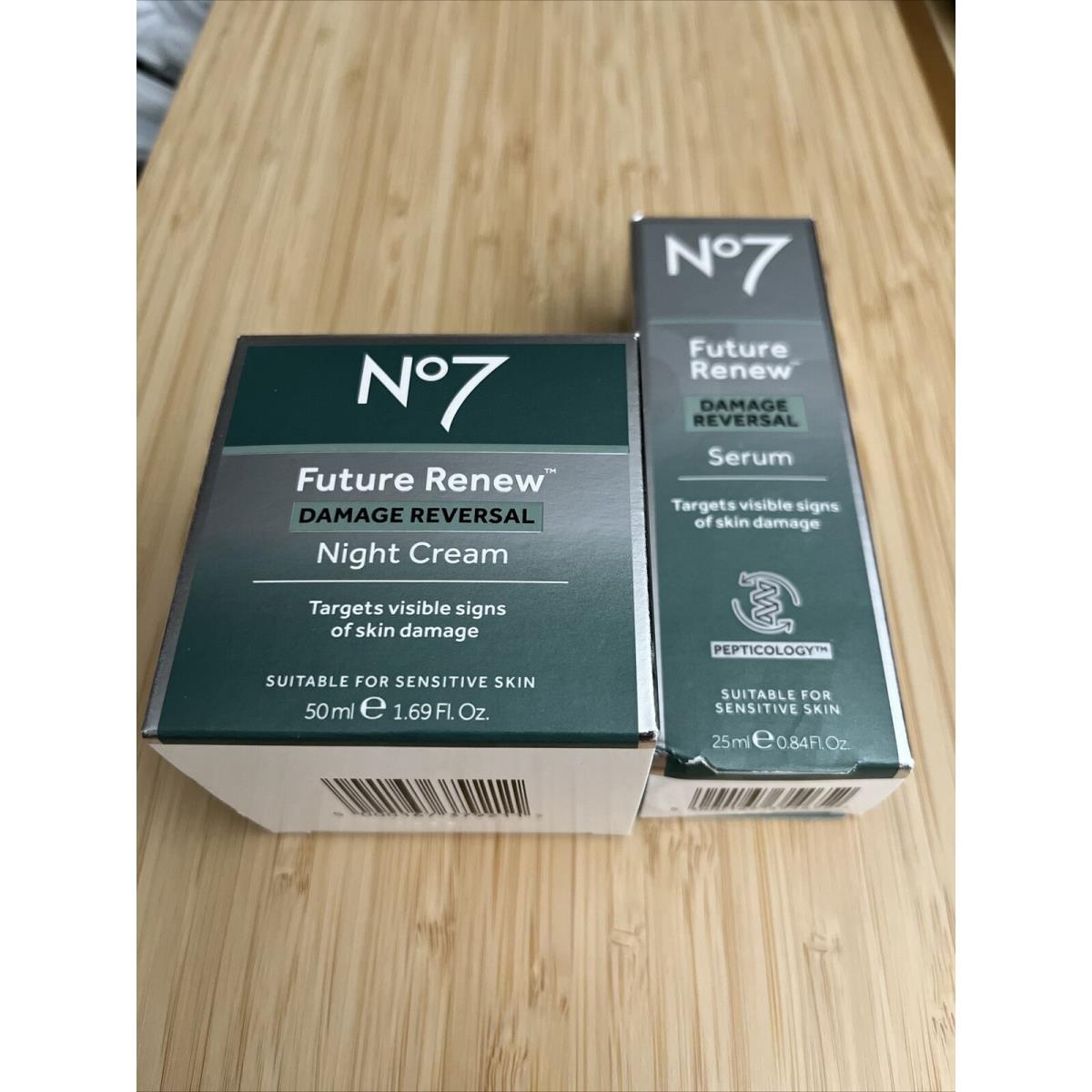 No7 Future Renew Damage Reversal Night Cream Serum Suitable For Sensitive SK