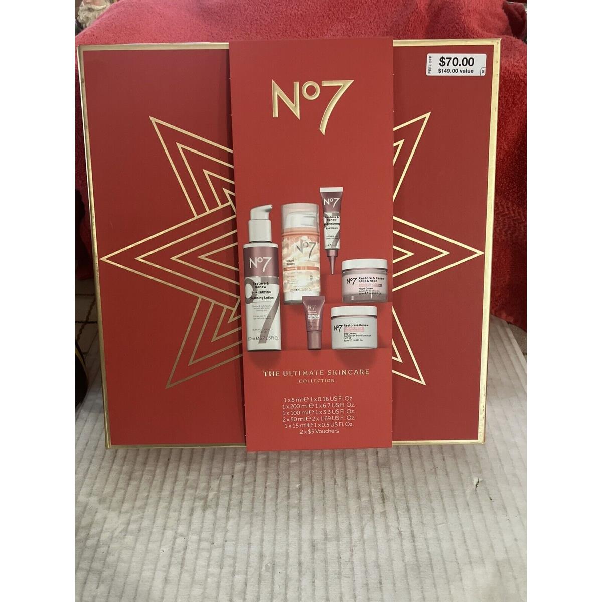 No 7 The Ultimate Skincare Collection. Restore/re -expiration 06/2026 Dwk