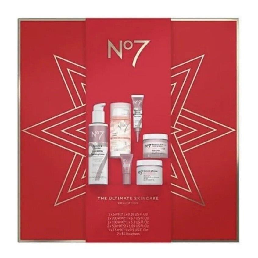 No 7 The Ultimate Skincare Collection. Contains All You Need to Restore Renew