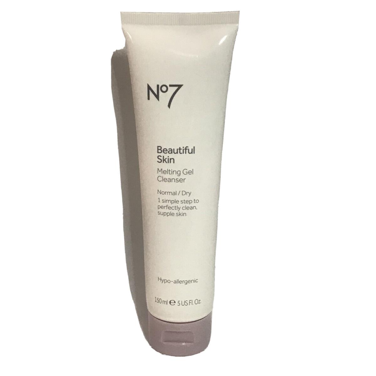 No 7 Beautiful Skin Melting Gel Cleanser Normal/ Dry 150 mL / 5 fl oz