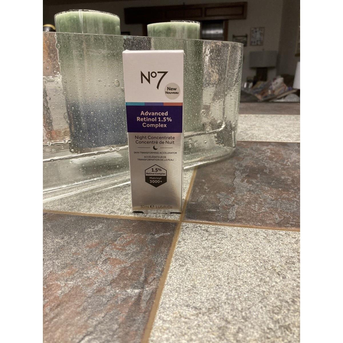 No7 Advanced Retinol 1.5% Complex Night Concentrate 1 Oz. Fantastic Product